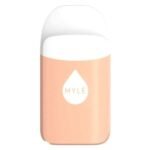 MYLE MICRO 1000 PUFFS DISPOSABLE VAPE ABU DHABI UAE PEACH ICE