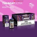 TUGBOAT ULTRA 6000 PUFFS DISPOSABLE VAPE DUBAI IN UAE ALOE GRAPE