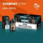 TUGBOAT ULTRA 6000 PUFFS DISPOSABLE VAPE DUBAI IN UAE STRAWBERRY LYCHEE