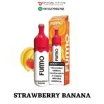 FUMMO TARGET 3000 PUFFS STRAWBERRY BANANA DISPOSABLE VAPE DUBAI UAE