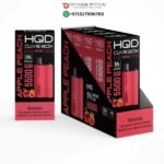 HQD CUVIE BOX 5500 PUFFS APPLE PEACH DISPOSABLE VAPE DUBAI UAE