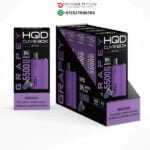 HQD CUVIE BOX 5500 PUFFS GRAPEY DISPOSABLE VAPE DUBAI UAE