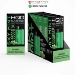 HQD CUVIE BOX 5500 PUFFS SKY MINT DISPOSABLE VAPE DUBAI UAE