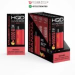 HQD CUVIE BOX 5500 PUFFS STRAWBERRY BANANA DISPOSABLE VAPE DUBAI UAE