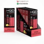 HQD CUVIE BOX 5500 PUFFS STRAWBERRY LEMONADE DISPOSABLE VAPE DUBAI UAE