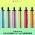 HQD MAXX 2500 PUFFS DISPOSABLE VAPE DUBAI UAE