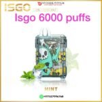 ISGO 6000 PUFFS DISPOSABLE VAPE IN DUBAI UAE MINT