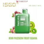 ISGO NEW YORK 8000 PUFFS DISPOSABLE VAPE DUBAI KIWI PASSION FRUIT GUAVA