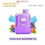 ISGO NEW YORK 8000 PUFFS DISPOSABLE VAPE DUBAI PEACH BLUE RASPBERRY ICE