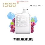 ISGO NEW YORK 8000 PUFFS DISPOSABLE VAPE DUBAI WHITE GRAPE ICE