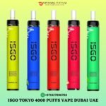 ISGO TOKYO 4000 PUFFS DISPOSABLE VAPE IN ABU DHABI