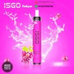 ISGO TOKYO 4000 PUFFS GRAPE DISPOSABLE VAPE IN ABU DHABI
