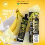 KK ENERGY 5000 PUFFS BANANA MILK DISPOSABLE VAPE DUBAI UAE