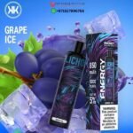 KK ENERGY 5000 PUFFS GRAPE ICE DISPOSABLE VAPE DUBAI UAE