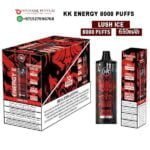 KK ENERGY 8000 PUFFS LUSH ICE DISPOSABLE VAPE DUBAI UAE