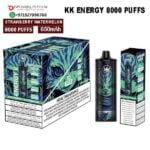 KK ENERGY 8000 PUFFS STRAWBERRY WATERMELON DISPOSABLE VAPE DUBAI UAE