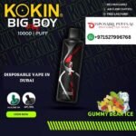 KOKIN BIG BOY 10000 PUFFS GUMMY BEAR ICE DISPOSABLE VAPE DUBAI UAE