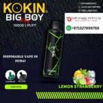 KOKIN BIG BOY 10000 PUFFS LEMON STRAWBERRY DISPOSABLE VAPE DUBAI UAE