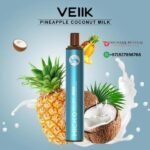 MICKO SHARK 2200 PUFFS PINEAPPLE COCONUT MILK DISPOSABLE VAPE DUBAI UAE