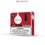 MYLE V5 META PODS IN DUBAI ABU DHABI UAE RED APPLE