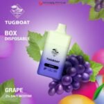 TUGBOAT BOX 6000 PUFFS DISPOSABLE VAPE IN DUBAI GRAPE