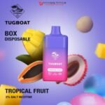 TUGBOAT BOX 6000 PUFFS DISPOSABLE VAPE IN DUBAI TROPICAL FRUIT