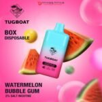 TUGBOAT BOX 6000 PUFFS DISPOSABLE VAPE IN DUBAI WATERMELON BUBBLE GUM