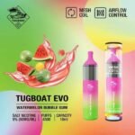 TUGBOAT EVO 4500 PUFFS BUY DISPOSABLE VAPE DUBAI WATERMELON BUBBLE GUM