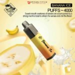 TUGBOAT MEGA FLOW 4000 PUFFS BANANA ICE DISPOSABLE VAPE UAE