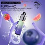 TUGBOAT MEGA FLOW 4000 PUFFS GUAVA BLUE RAZZ DISPOSABLE VAPE UAE