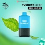 TUGBOAT SUPER 12000 PUFFS COOL MINT ICE DISPOSABLE VAPE DUBAI IN UAE