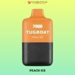 TUGBOAT SUPER 7000 PUFFS DISPOSABLE VAPE DUBAI IN UAE PEACH ICE