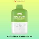 TUGBOAT SUPER 7000 PUFFS DISPOSABLE VAPE DUBAI IN UAE WATERMELON BUBBLE GUM ICE