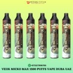 VEIIK MICKO MAX 1500 PUFFS DISPOSABLE VAPE UAE