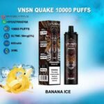 VNSN QUAKE 10000 PUFFS BANANA ICE DISPOSABLE VAPE DUBAI UAE