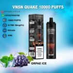 VNSN QUAKE 10000 PUFFS GRAPE ICE DISPOSABLE VAPE DUBAI UAE