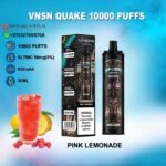 VNSN QUAKE 10000 PUFFS PINK LEMONADE DISPOSABLE VAPE DUBAI UAE