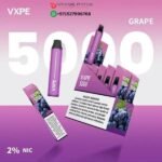 VXPE 5000 PUFFS GRAPE DISPOSABLE VAPE DUBAI UAE