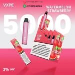 VXPE 5000 PUFFS WATERMELON STRAWBERRY DISPOSABLE VAPE DUBAI UAE