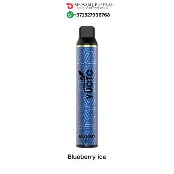 YUOTO LUSCIOUS 3000 PUFFS BLUEBERRY ICE DISPOSABLE VAPE DUBAI UAE