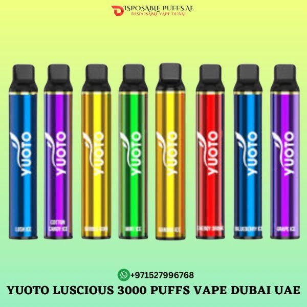YUOTO LUSCIOUS 3000 PUFFS DISPOSABLE VAPE DUBAI UAE