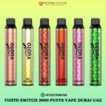 YUOTO SWITCH 3000 PUFFS DISPOSABLE VAPE ABU DHABI
