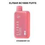 ELF BAR BC10000 PUFFS STRAWBERRY ICE BEST DISPOSABLE VAPE UAE