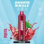 BUY SMOOTH WHALE 12000 PUFFS CHERRY BOMB DISPOSABLE VAPE DUBAI UAE