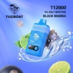 TUGBOAT T12000 BLACK MAMBADISPOSABLE VAPE 5% IN DUBAI UAE