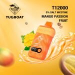 TUGBOAT T12000 MANGO PASSION FRUIT DISPOSABLE VAPE 5% IN DUBAI UAE