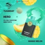 Tugboat Hero 8000 puffs best Disposable Vape Dubai Mango Melon