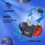 Tugboat Hero 8000 puffs best Disposable Vape Dubai Purple Rain
