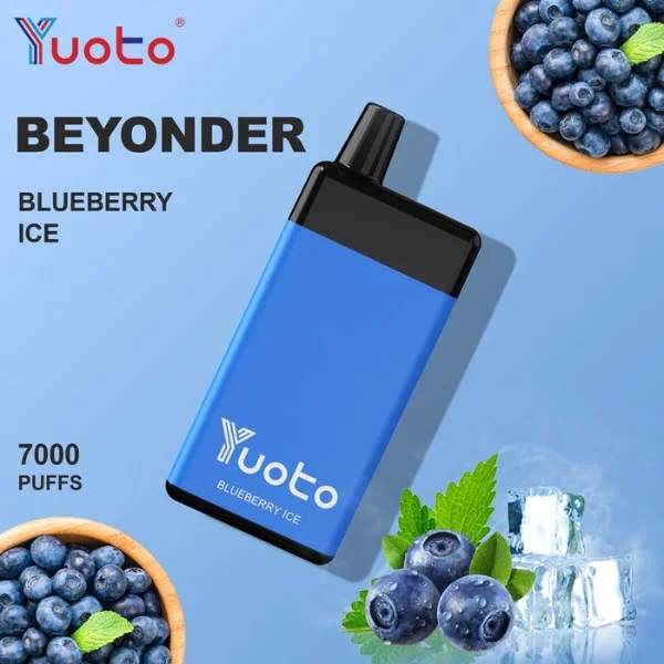 Yuoto Beyonder 7000 Puffs Disposable Vape in Abu Dhabi UAE BLUEBERRY