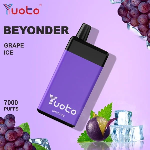 Yuoto Beyonder 7000 Puffs Disposable Vape in Abu Dhabi UAE GRAPE IAE